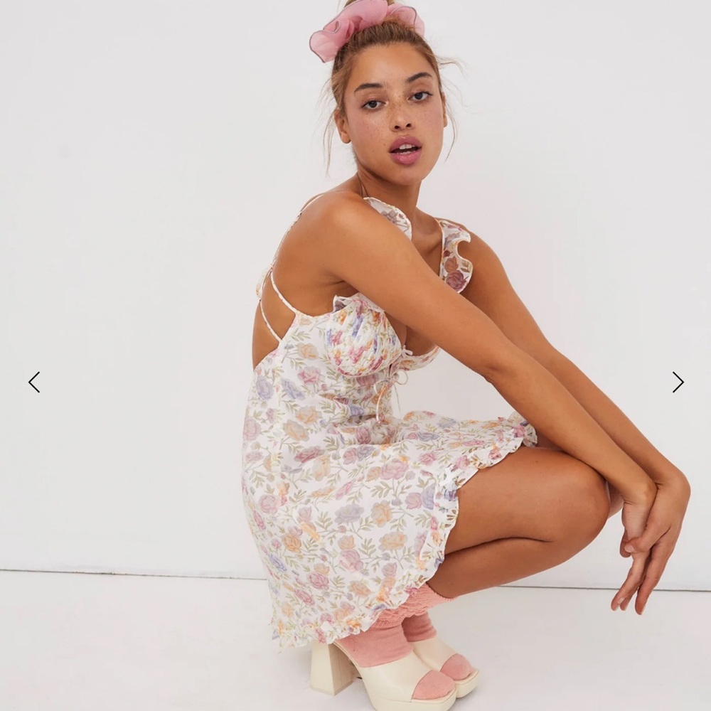 NWT For Love and Lemons Rosie Slip Dress - S